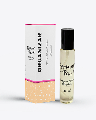 ORGANIZAR 30 ml - Perfume para Artesanato e Papelaria - Perfume para Papel