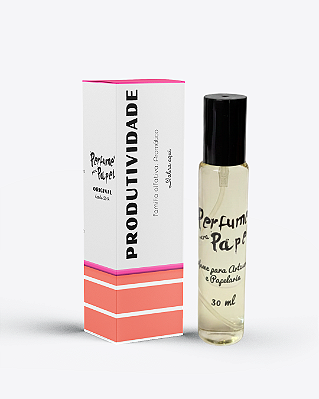 PRODUTIVIDADE 30 ml - Perfume para Artesanato e Papelaria - Perfume para Papel