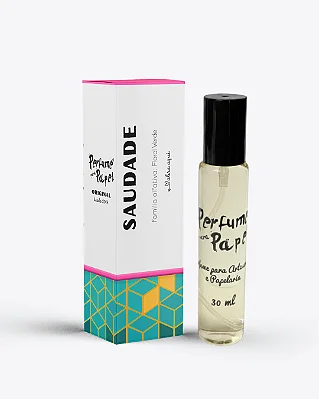 SAUDADE 30 ml - Perfume para Artesanato e Papelaria - Perfume para Papel