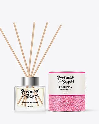 MUNDO COR DE ROSA - Difusor de Varetas para Ambiente  250 ml com 10 varetas