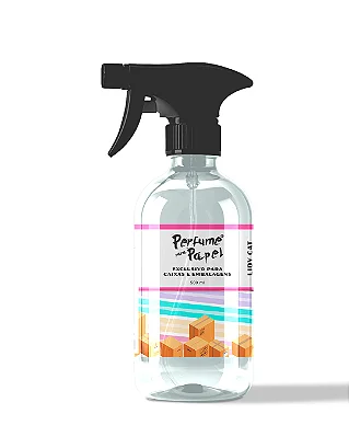 LIDY CAT 500 ml - SPRAY Perfume para Caixa e Embalagens - Perfume para Papel