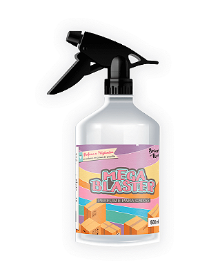 BEM ESTAR 500 ml - SPRAY Mega Blaster - Perfume para Caixa e Embalagens | Perfume para Papel