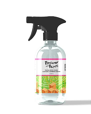LEMON 500 ml - SPRAY Perfume para Caixa e Embalagens - Perfume para Papel