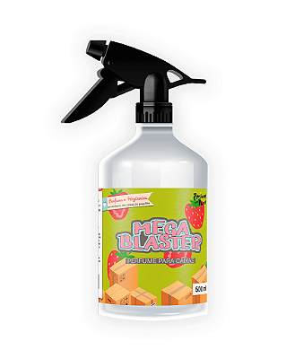 MORANGUINHO 500 ml - SPRAY Mega Blaster - Perfume para Caixa e Embalagens | Perfume para Papel