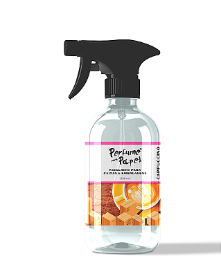 CAPPUCCINO 500 ml - SPRAY Perfume para Caixa e Embalagens - Perfume para Papel