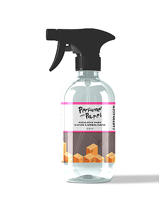 CARTONAGEM DE LUXO 500 ml - SPRAY Perfume para Caixa e Embalagens - Perfume para Papel