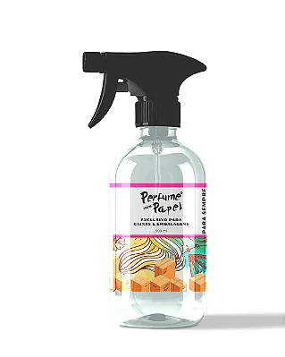 PARA SEMPRE 500 ml - SPRAY Perfume para Caixa e Embalagens - Perfume para Papel