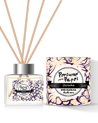 UVINHA - DIFUSOR DE VARETAS Aromatizador para Ambientes 250 ml - Perfume para Papel
