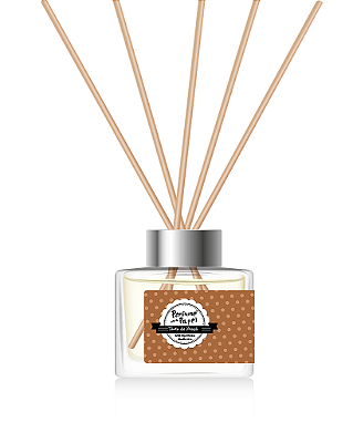 TORTA DE MAÇÃ - DIFUSOR DE VARETAS Aromatizador para Ambientes 250 ml - Perfume para Papel
