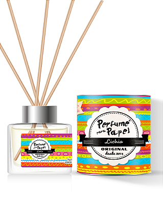 LICHIA - DIFUSOR DE VARETAS Aromatizador para Ambientes 250 ml - Perfume para Papel