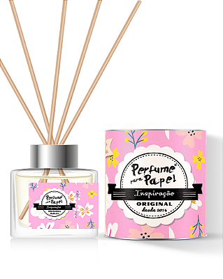INSPIRAÇÃO - DIFUSOR DE VARETAS Aromatizador para Ambientes 250 ml - Perfume para Papel