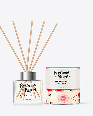 CEREJA - Difusor de Varetas para Ambiente  250 ml com 10 varetas