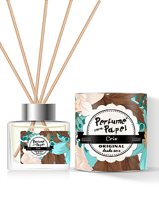 CRIS - DIFUSOR DE VARETAS Aromatizador para Ambientes 250 ml - Perfume para Papel