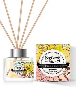 PARA SEMPRE - DIFUSOR DE VARETAS Aromatizador para Ambientes 250 ml - Perfume para Papel