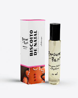 BISCOITO DE NATAL 30 ml - Perfume para Artesanato e Papelaria - Perfume para Papel