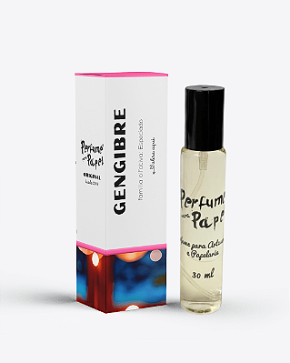 GENGIBRE 30 ml - Perfume para Artesanato e Papelaria - Perfume para Papel