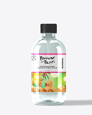 BAMBOO 500 ml - REFIL Perfume para Caixa e Embalagens - Perfume para Papel