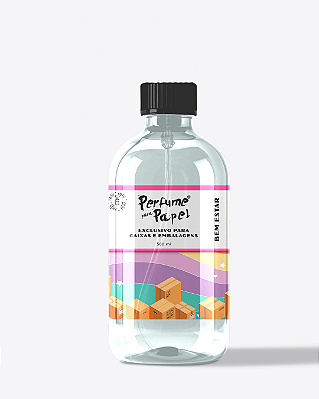 BEM ESTAR 500 ml - REFIL Perfume para Caixa e Embalagens - Perfume para Papel
