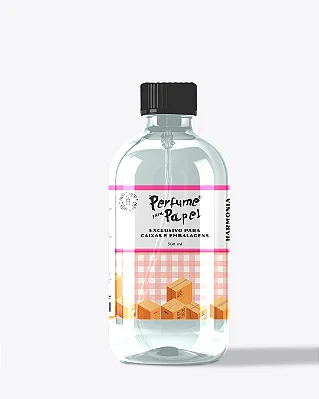 HARMONIA 500 ml - REFIL Perfume para Caixa e Embalagens - Perfume para Papel