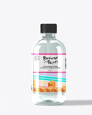 LIDY CAT 500 ml - REFIL Perfume para Caixa e Embalagens - Perfume para Papel