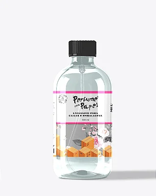 MEU ACONCHEGO 500 ml - REFIL Perfume para Caixa e Embalagens - Perfume para Papel