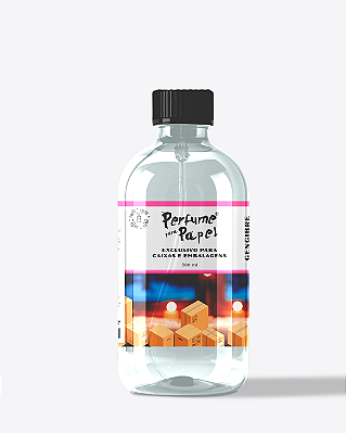 GENGIBRE 500 ml - REFIL Perfume para Caixa e Embalagens - Perfume para Papel