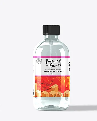 WHISKY 500 ml - REFIL Perfume para Caixa e Embalagens - Perfume para Papel