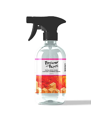 WHISKY 500 ml - SPRAY Perfume para Caixa e Embalagens - Perfume para Papel