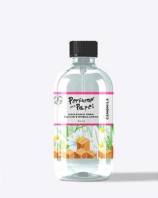 CAMOMILA 500 ml - REFIL Perfume para Caixa e Embalagens - Perfume para Papel