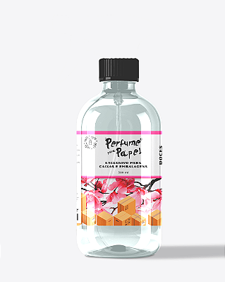 DOCES MAGNÓLIAS 500 ml - REFIL Perfume para Caixa e Embalagens - Perfume para Papel