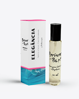 ELEGÂNCIA 30 ml - Perfume para Artesanato e Papelaria - Perfume para Papel