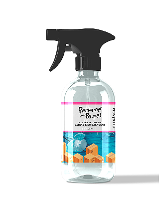 ELEGÂNCIA 500 ml - SPRAY Perfume para Caixa e Embalagens - Perfume para Papel