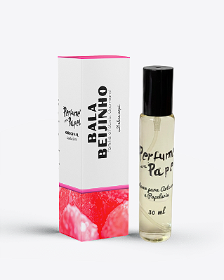 BALA BEIJINHO 30 ml - Perfume para Artesanato e Papelaria - Perfume para Papel