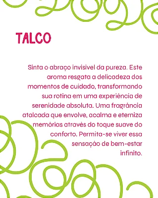 TALCO 2 ml - POCKET Perfume para Artesanato e Papelaria - Perfume para Papel
