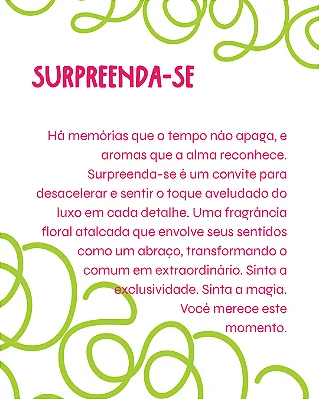 SURPREENDA-SE 2 ml - POCKET Perfume para Artesanato e Papelaria - Perfume para Papel