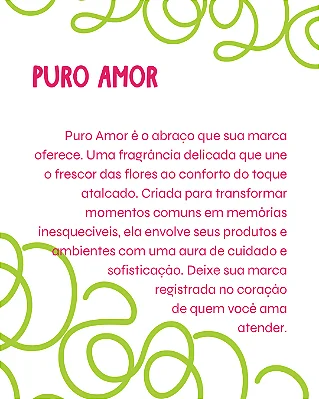 PURO AMOR 2 ml - POCKET Perfume para Artesanato e Papelaria - Perfume para Papel