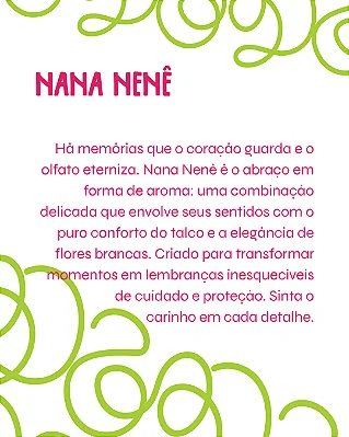 NANA NENÊ 2 ml - POCKET Perfume para Artesanato e Papelaria - Perfume para Papel