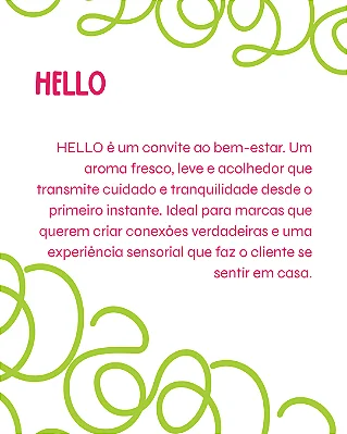 HELLO 2 ml - POCKET Perfume para Artesanato e Papelaria - Perfume para Papel