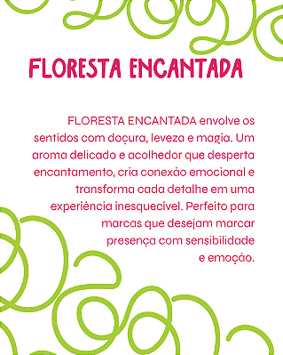 FLORESTA ENCANTADA 2 ml - POCKET Perfume para Artesanato e Papelaria - Perfume para Papel
