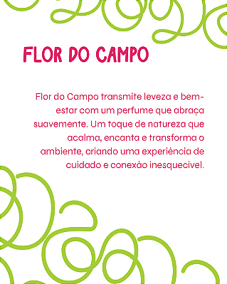 FLOR DO CAMPO 2 ml - POCKET Perfume para Artesanato e Papelaria - Perfume para Papel