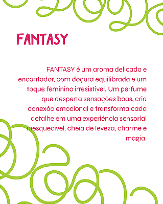 FANTASY 2 ml - POCKET Perfume para Artesanato e Papelaria - Perfume para Papel