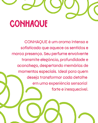 CONHAQUE 2 ml - POCKET Perfume para Artesanato e Papelaria - Perfume para Papel