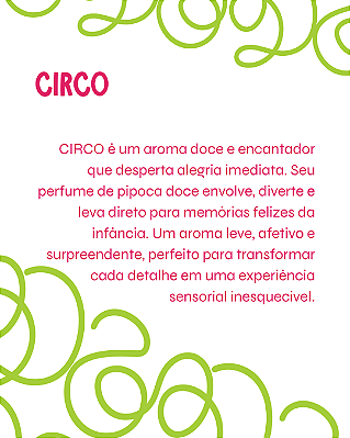 CIRCO 2 ml - POCKET Perfume para Artesanato e Papelaria - Perfume para Papel