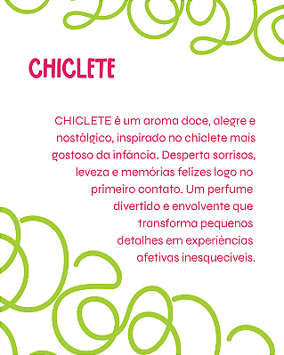 CHICLETE 2 ml - POCKET Perfume para Artesanato e Papelaria - Perfume para Papel