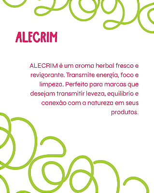 ALECRIM 2 ml - POCKET Perfume para Artesanato e Papelaria - Perfume para Papel