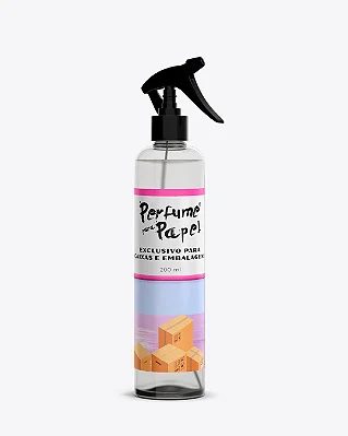 PAZ 200 ml - SPRAY Perfume para Caixa e Embalagens - Perfume para Papel