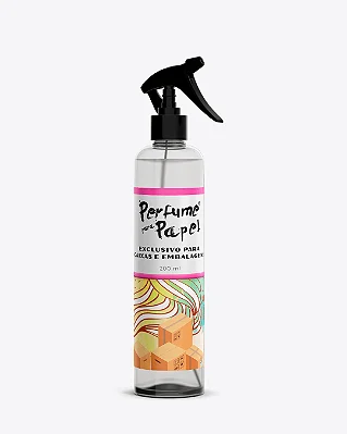 PARA SEMPRE 200 ml - SPRAY Perfume para Caixa e Embalagens - Perfume para Papel