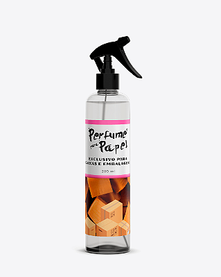 CARAMELO 200 ml - SPRAY Perfume para Caixa e Embalagens - Perfume para Papel
