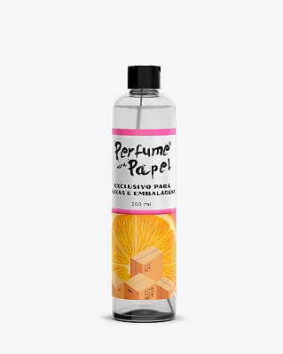 LARANJA LIMA 200 ml - REFIL Perfume para Caixa e Embalagens - Perfume para Papel
