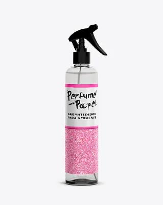 MUNDO COR DE ROSA 200 ml - SPRAY Perfume para Ambiente - Perfume para Papel